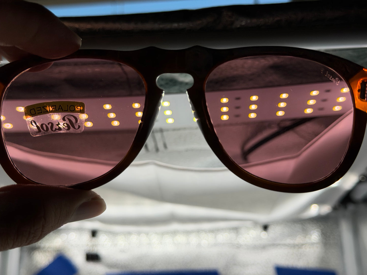 Persol PO 649 52mm 1092AK Bordeaux / Wine POLARIZED Itlay Open Box