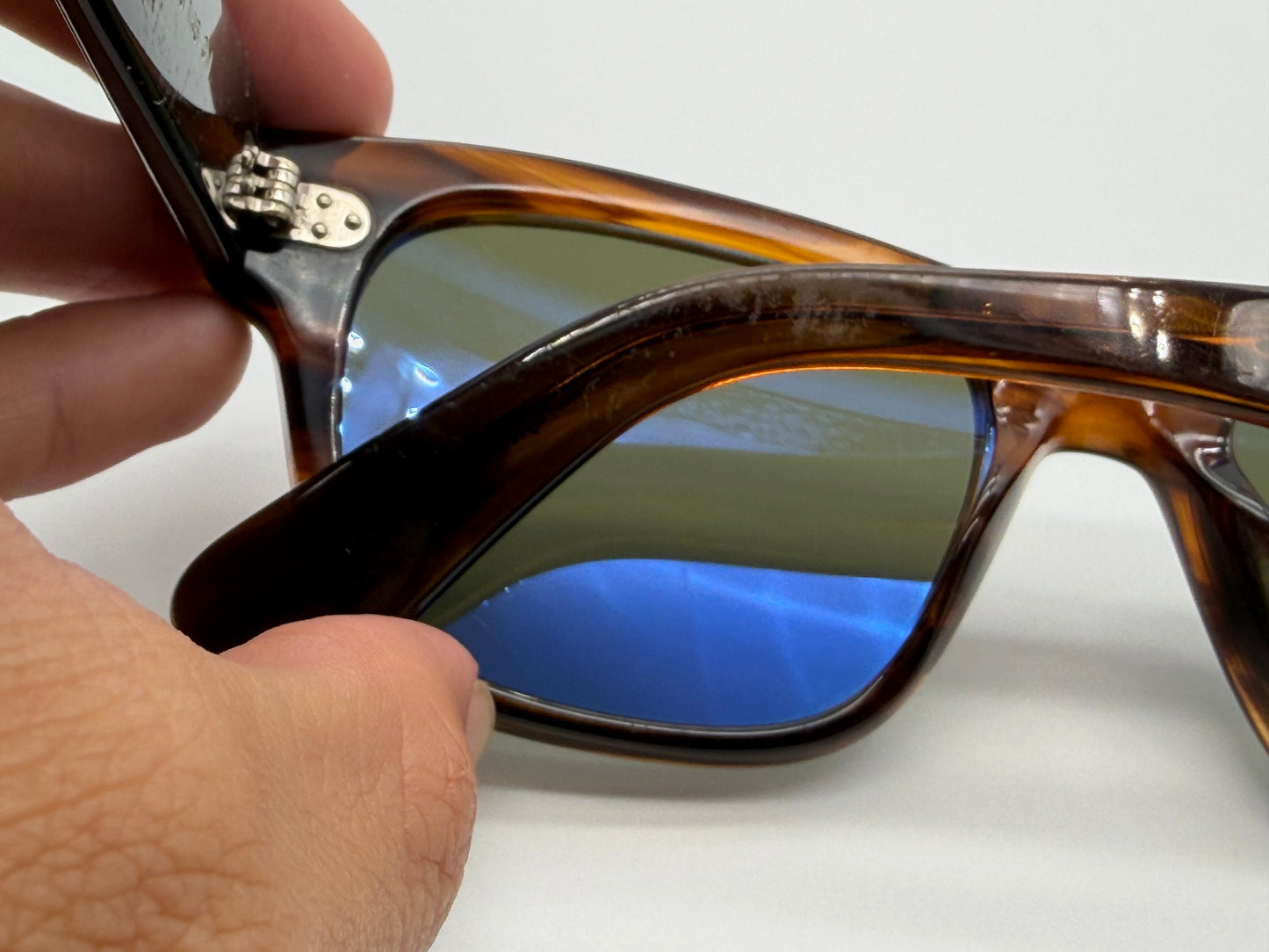 Oliver Peoples Birell Sun 52mm Tuscany Tortoise/ G-15 OV 5524 Itlay distressed