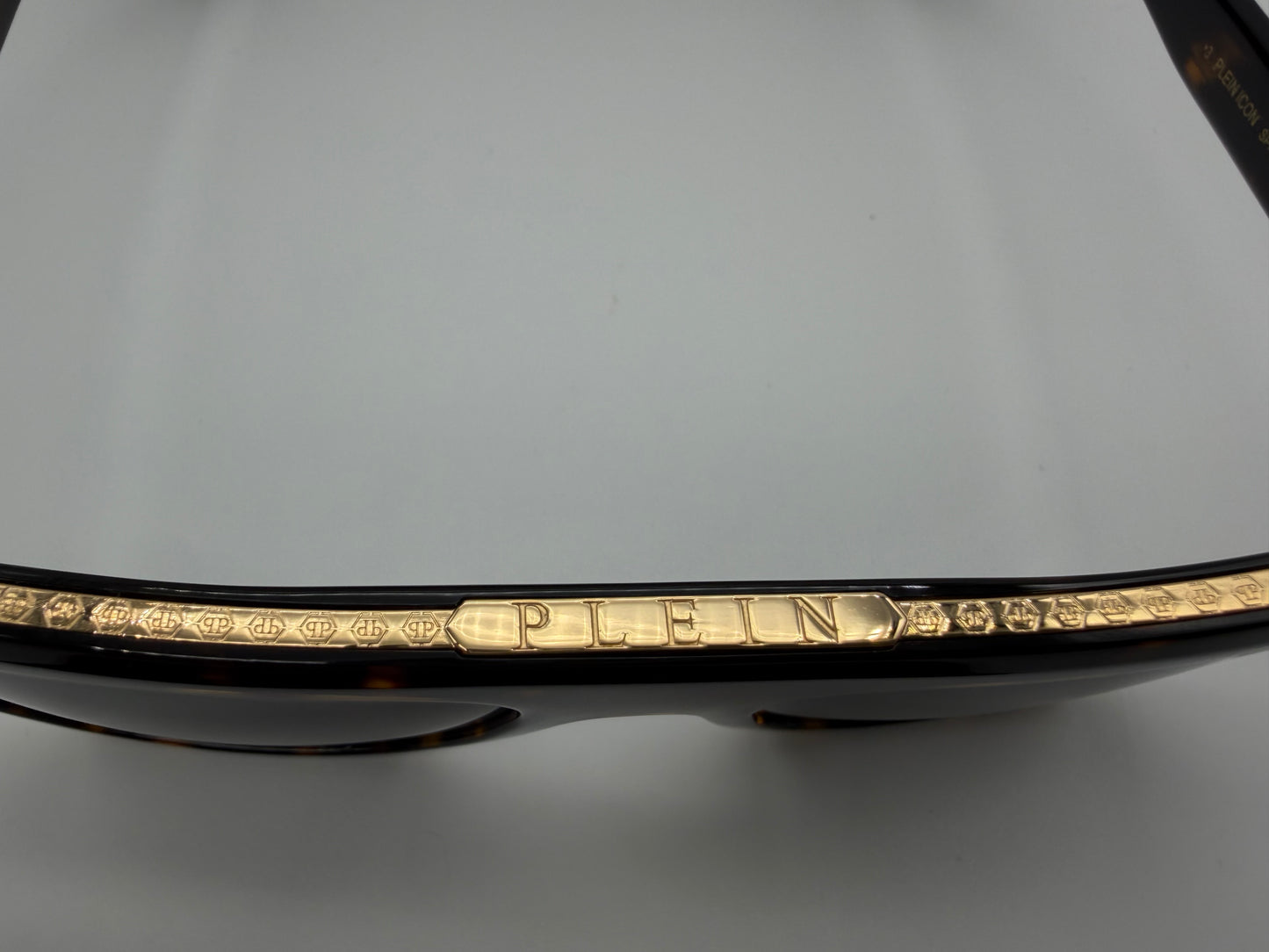 PHILIPP PLEIN Icon 56mm Dark Havana / Gray Lens SPP 108 0722 Italy NEW