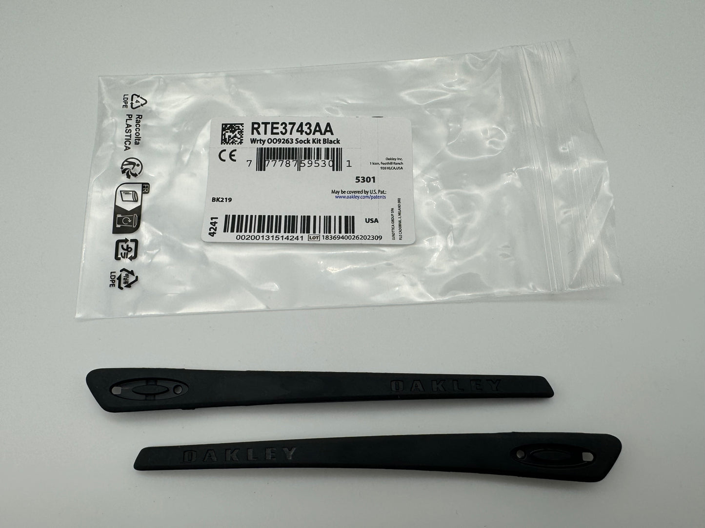 Oakley Turbine 009263 Rotor 009307 Turbine XS OJ9003 Black