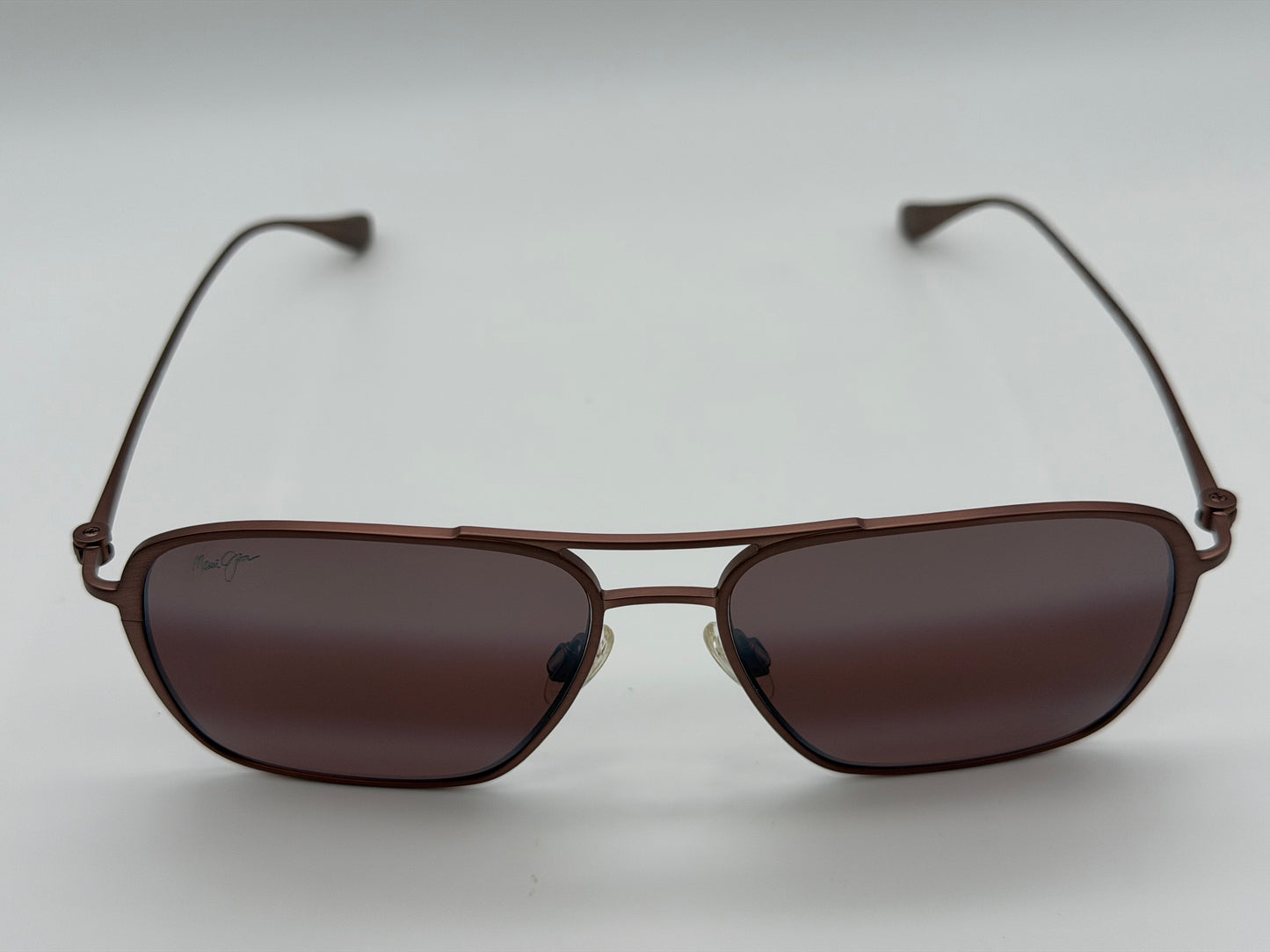 MAUI JIM Beaches 57mm R541-19A Satin Brown / Maui Rose Polarized Japan NEW