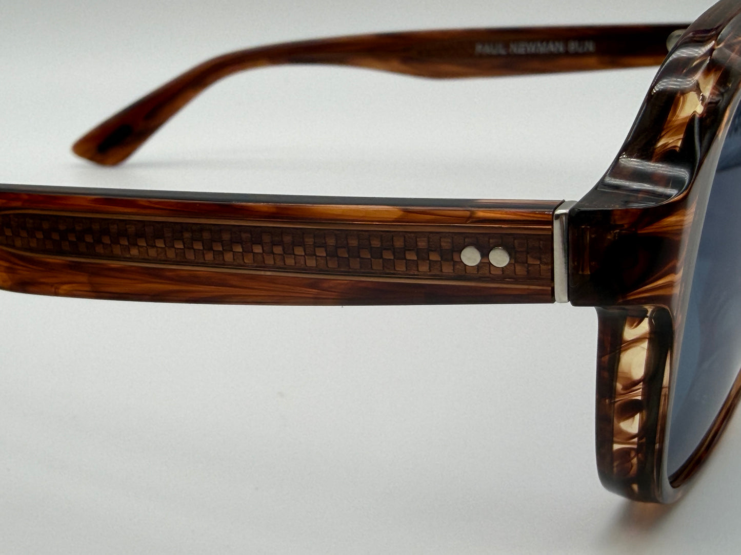 Oliver Peoples Paul Newman 57mm Dark Amber Smoke Acetate Regal Blue Crystal OV 5581 Japan NEW