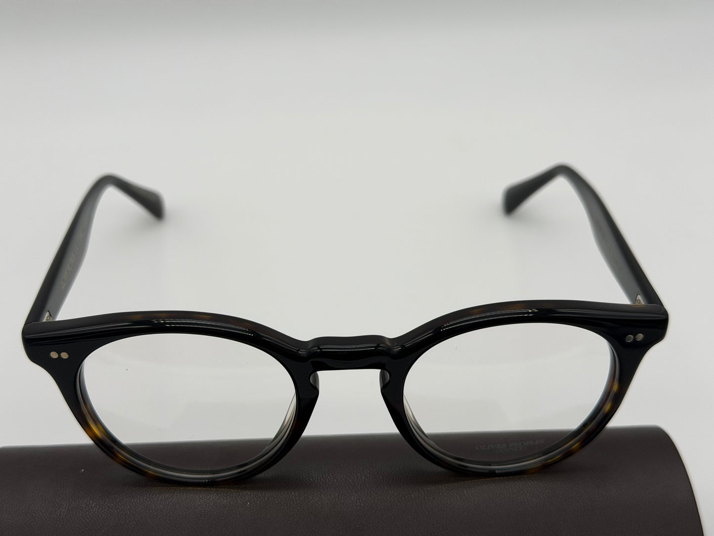 Oliver Peoples Romare 48mm Black Gradient Havana Eyeglasses  OV 5459U 1722 Italy New