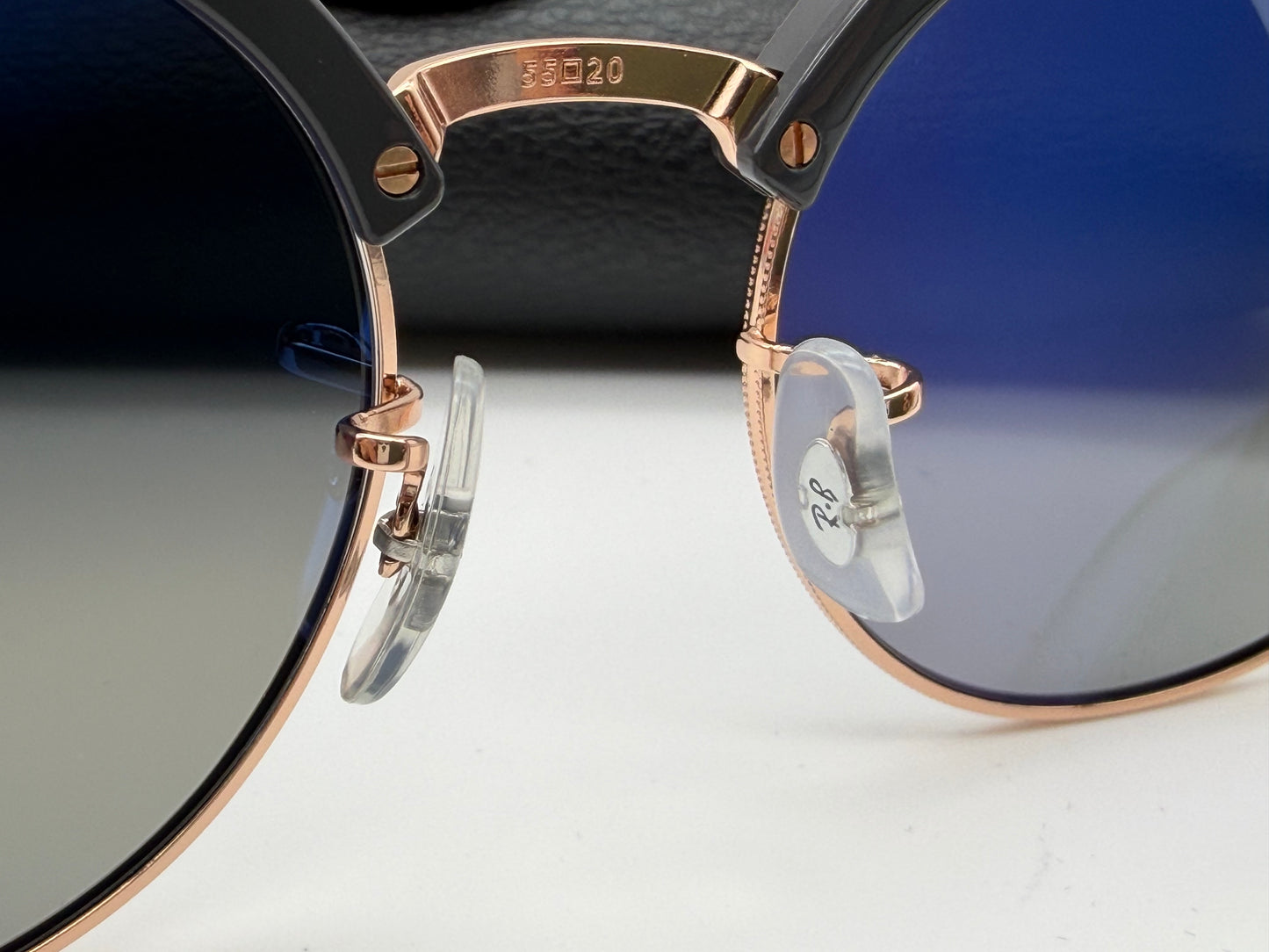 Ray-Ban RB 4429 55mm Dark Gray On Rose Gold / Gray Gradient 672071 NEW