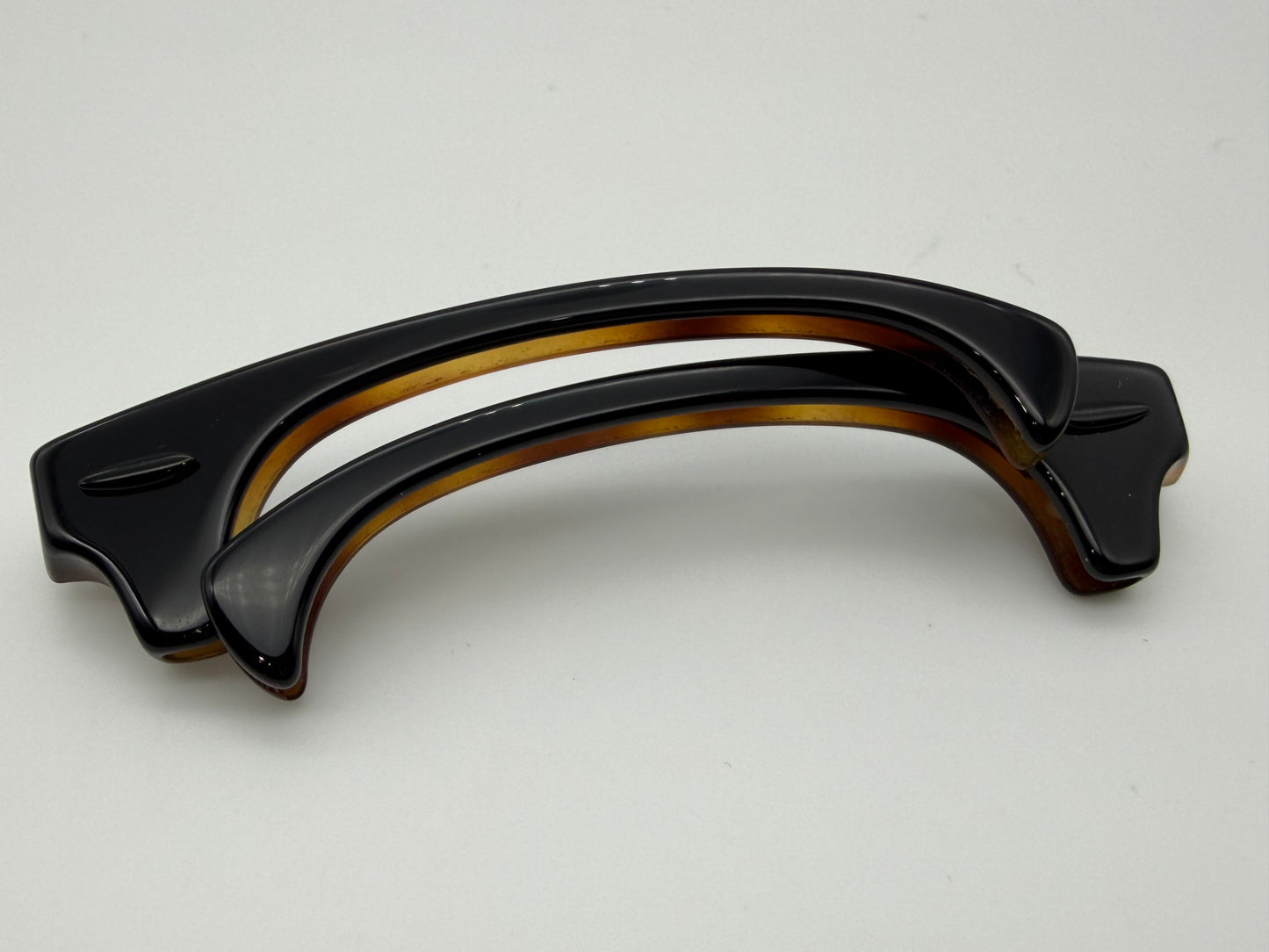 Ray Ban Clubmaster Replacement Browbar 51mm Dark Tortoise / Black Metal Accents