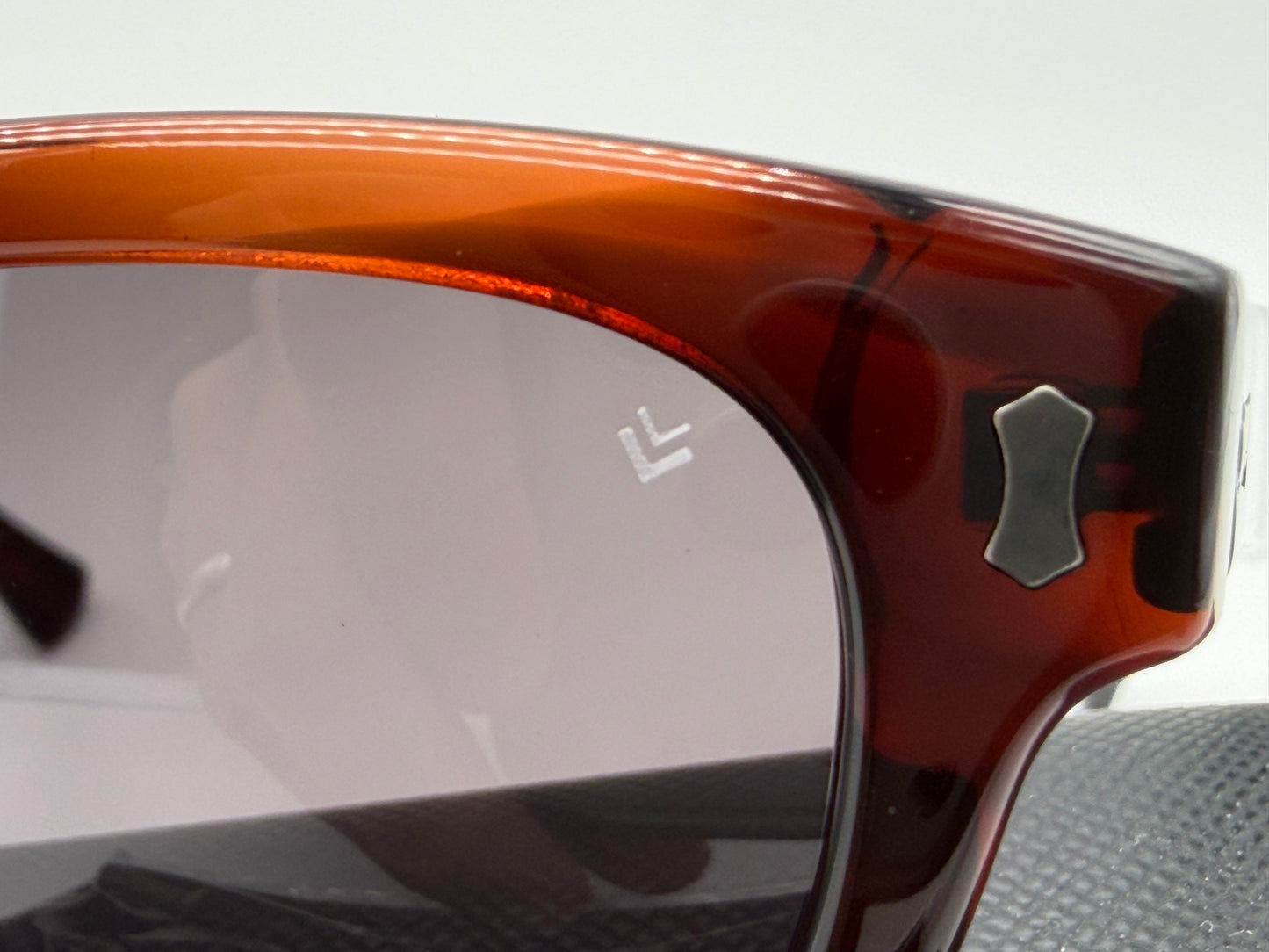 John Varvatos 52mm De Rigo REM Sunglasses JV V538 Brown Frame / Gray Lens Japan NEW