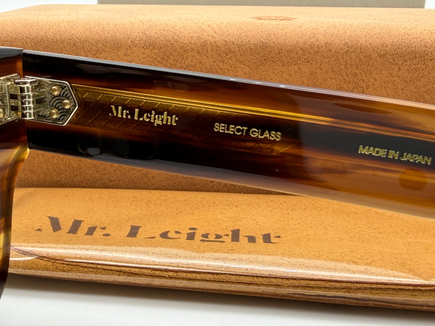 Mr. Leight Duke S 49mm Koa - Antique Gold Glass G 15 ml 2034 NEW