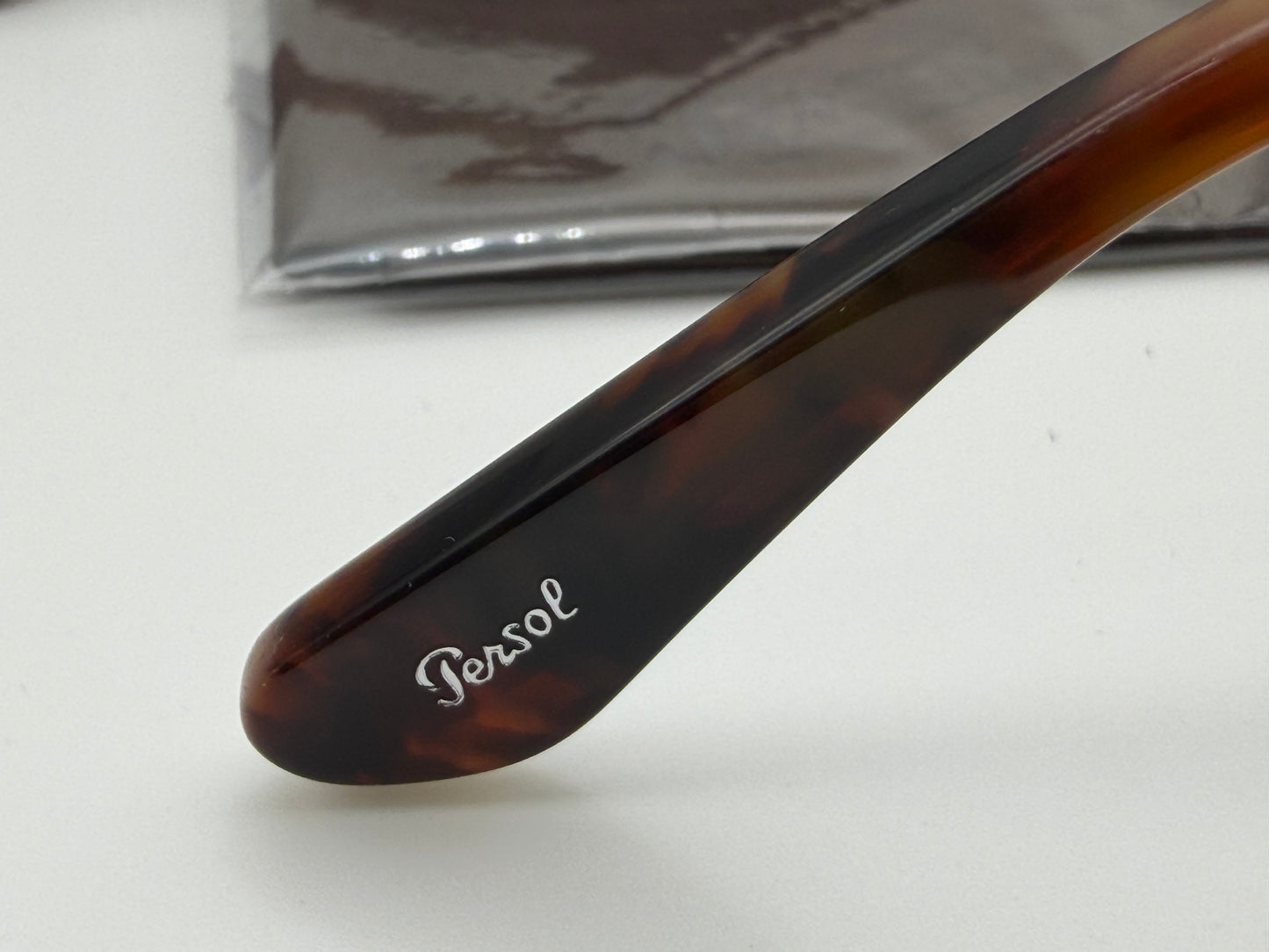 Persol PO 1935s 53mm Caffe / Light Blue Italy NEW