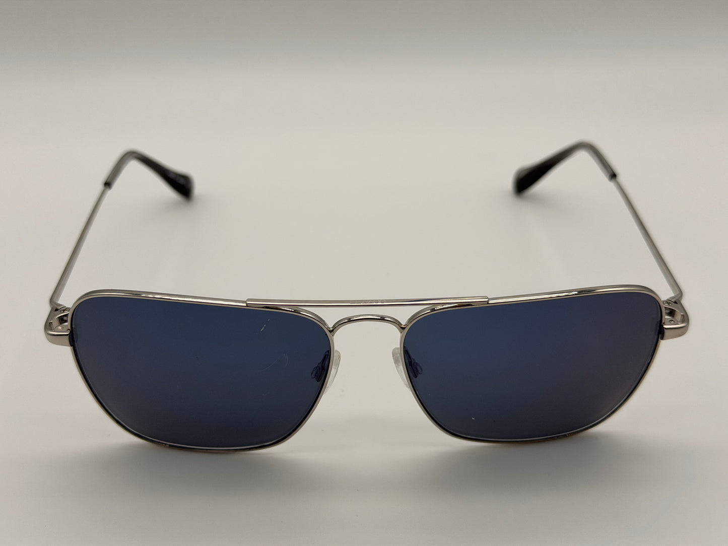 Oliver Peoples Patten 57mm OV 1060 5036 56 Silver / Blue Japan Preowned
