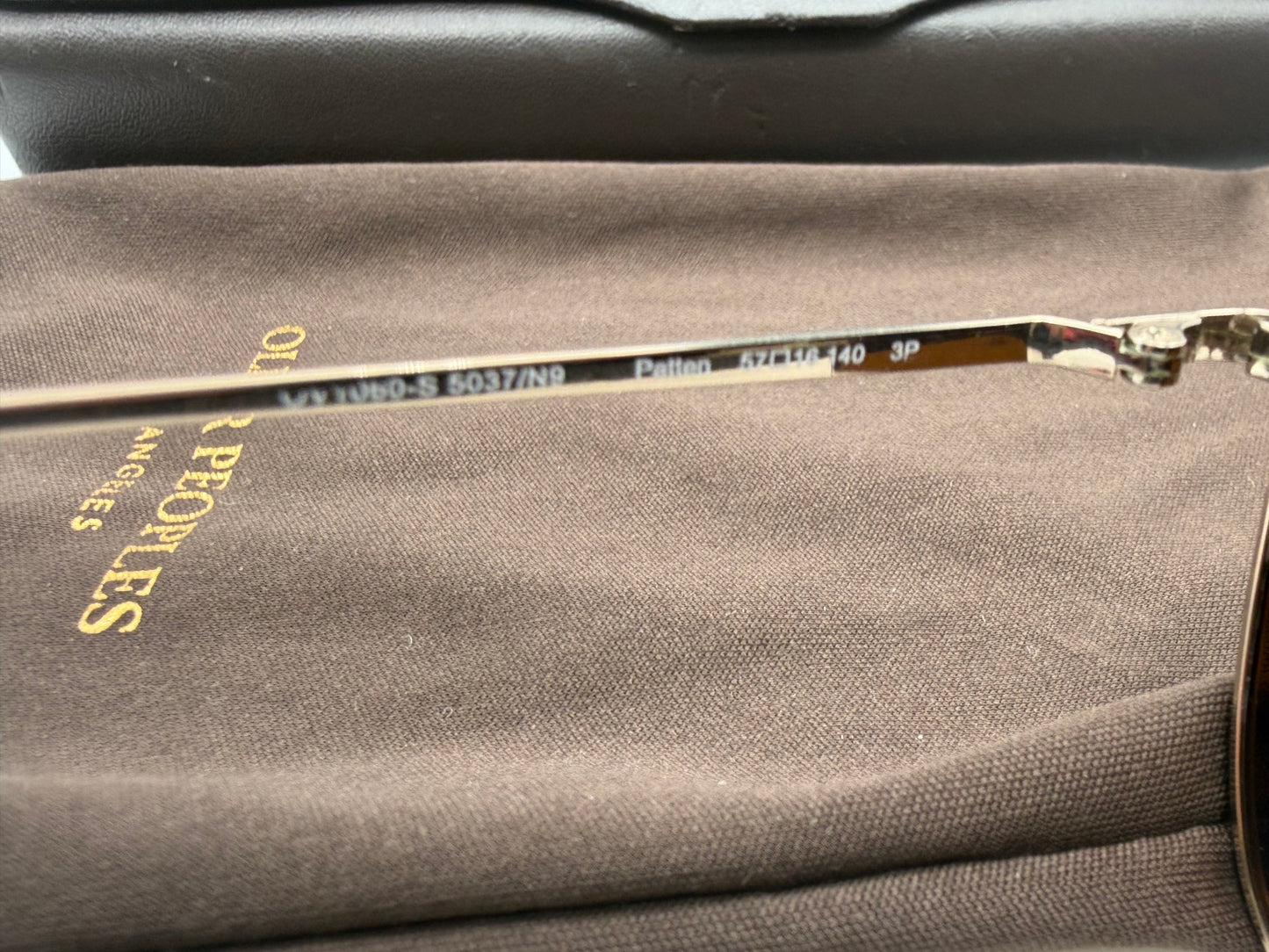 Oliver Peoples Patten 57mm OV 1060 5037 / N9 Rose Gold / JAVA Polarized VFX Preowned