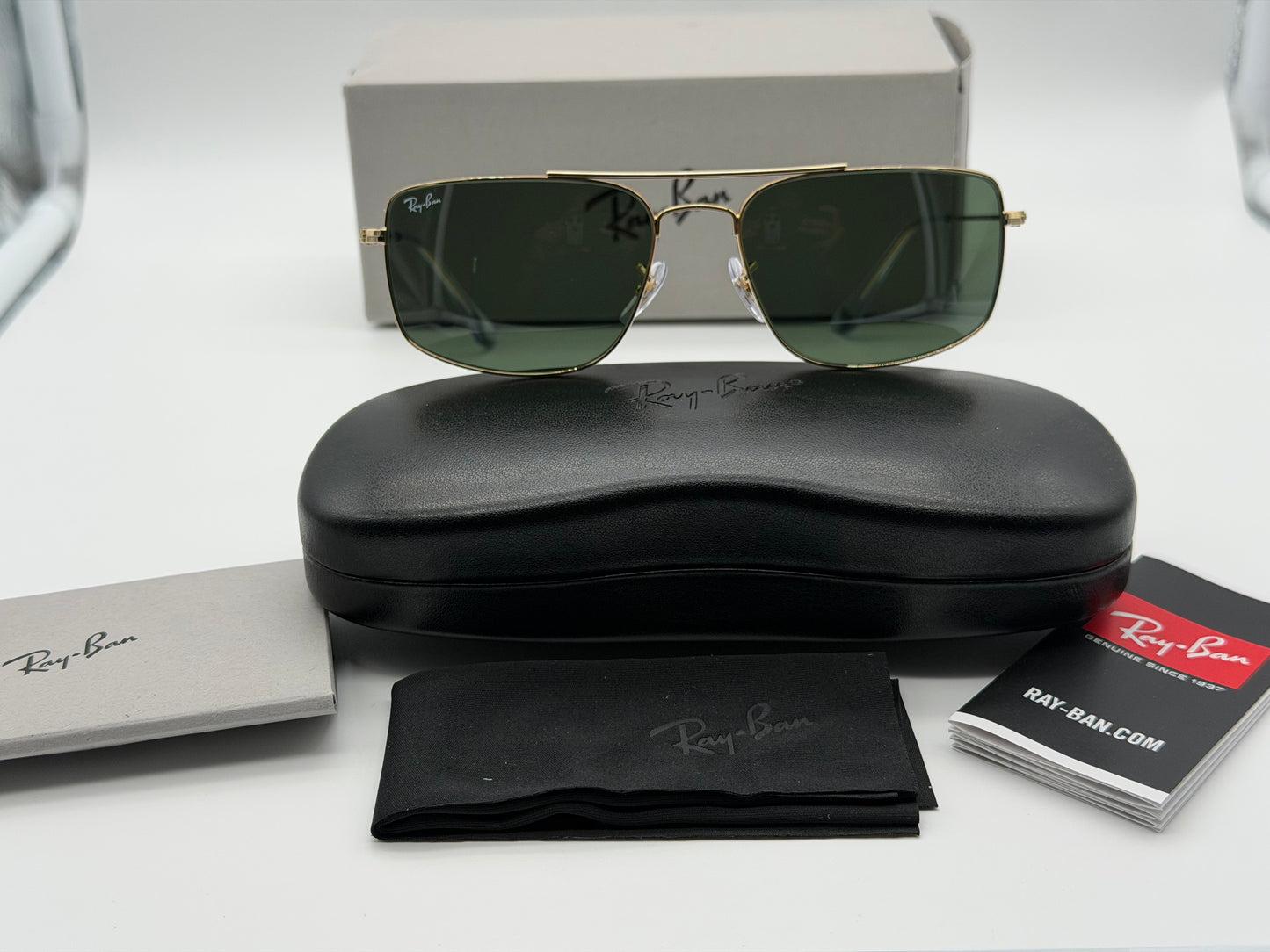 Ray-Ban Explorer III 59mm Gold / G 15 RB 3779 001/31 NEW