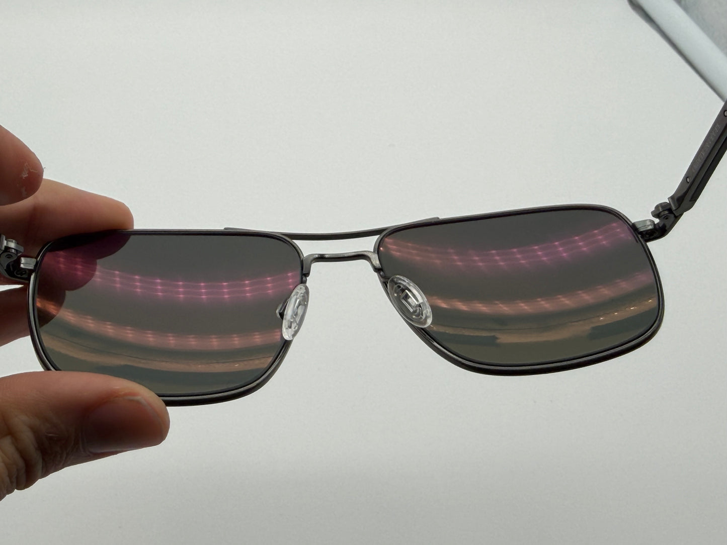 Oliver Peoples Linford 56mm Midnight Express Polarized / Antique Gold OV 1097 5095 / N5 Preowned