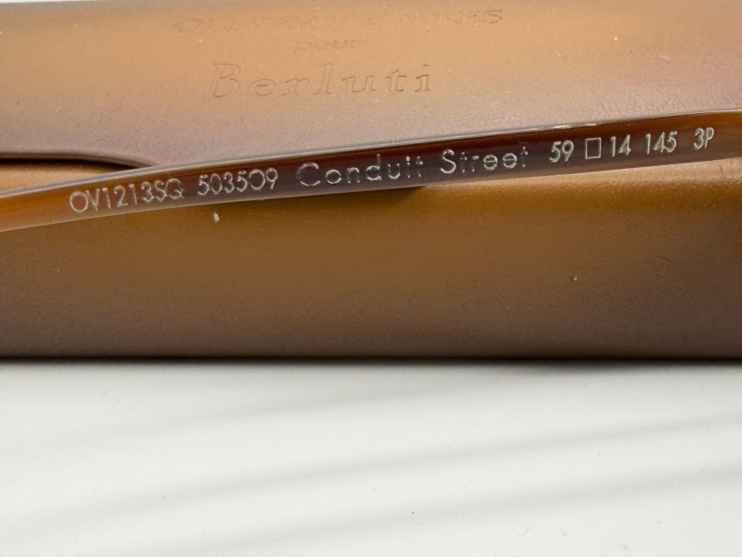 OLIVER PEOPLES POUR BERLUTI CONDUIT STREET 59mm OV1213SQ 5062/39 Preowned