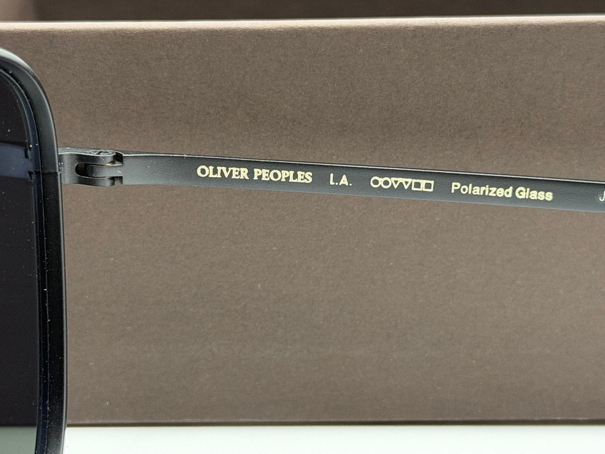 Oliver Peoples Avison 55mm Matte Black Titanium / Midnight Express Polarized OV 1349ST 5017 P2 Japan NEW