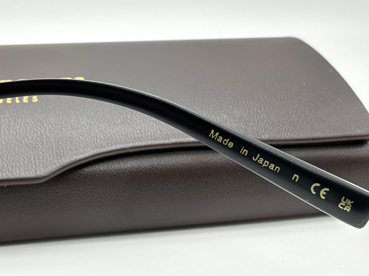 Oliver Peoples Rynn 49mm Matte Black Titanium  / Gray Goldtone OV1329ST 501739 Japan NEW
