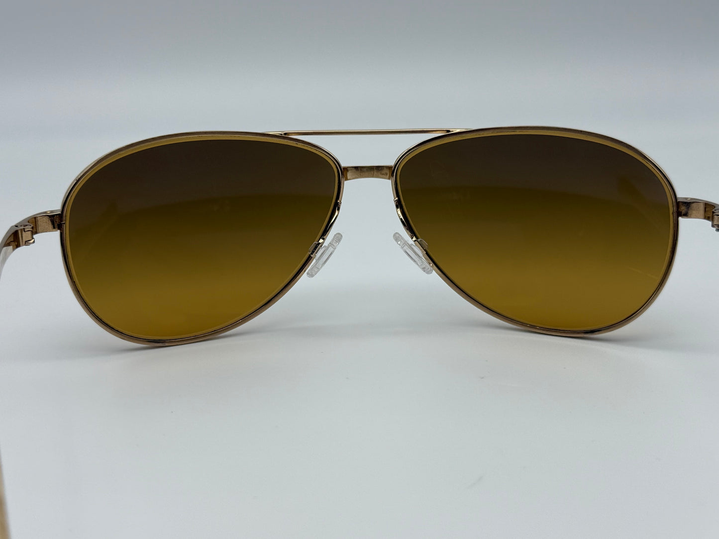 Oliver Peoples Copter 62mm OV 1120 ST 510394 Brushed Gold / Goldtone Gradient Titanium Japan Preowned