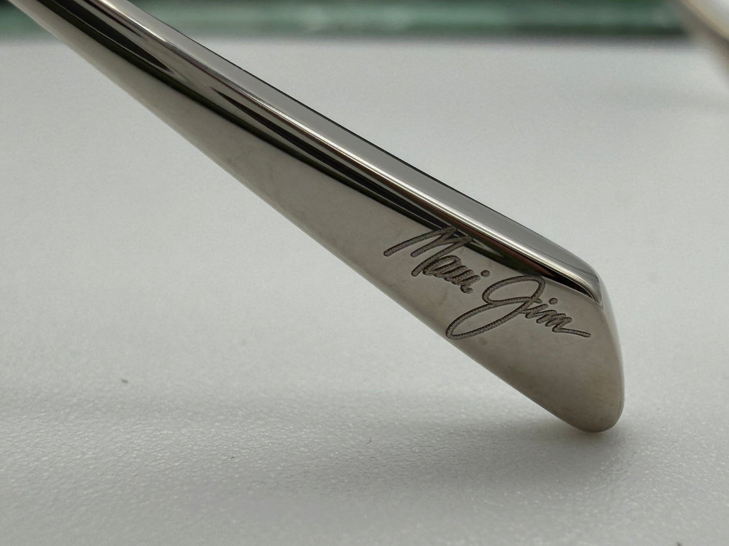 Maui Jim MJ02722-17 48mm Shiny Silver Titanium Small Metal Eyeglasses Demo Lens NEW