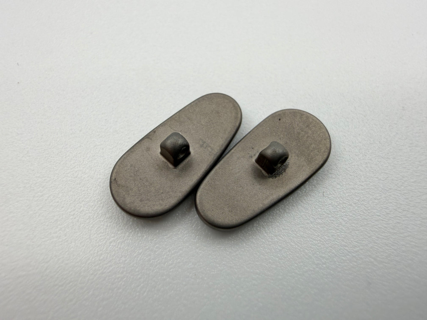 Persol Nose Pads for Sunglasses Eyeglasses Silver Natural Titanium 14mm With Screws Authentic Japan NEW