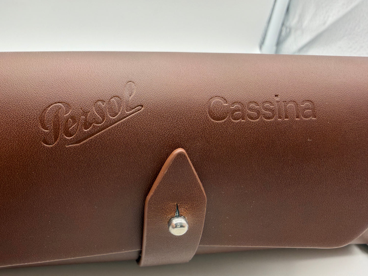 Persol & Cassina PO 3401S 53mm Light Havana / Terracotta Brown 1246H2 Itlay NEW