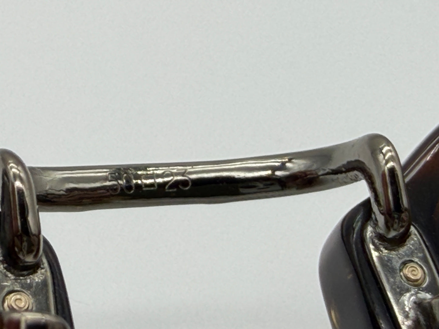 OLiver Peoples Lerner 50mm OV 5369S 100353 COCOBOLO / Brown Glass Italy Preowned