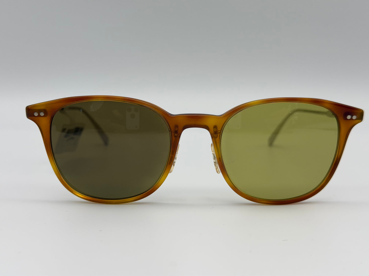 Oliver Peoples Gerardo 51mm OV 5482S 14084C Vintage LBR/Brushed Silver Green Photochromic Vintage Sunglasses Missing Box
