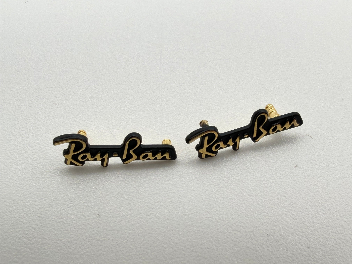Ray-Ban RB4175 Clubmaster Oversized Replacement Gold  Written Decoration Icon Logo OEM