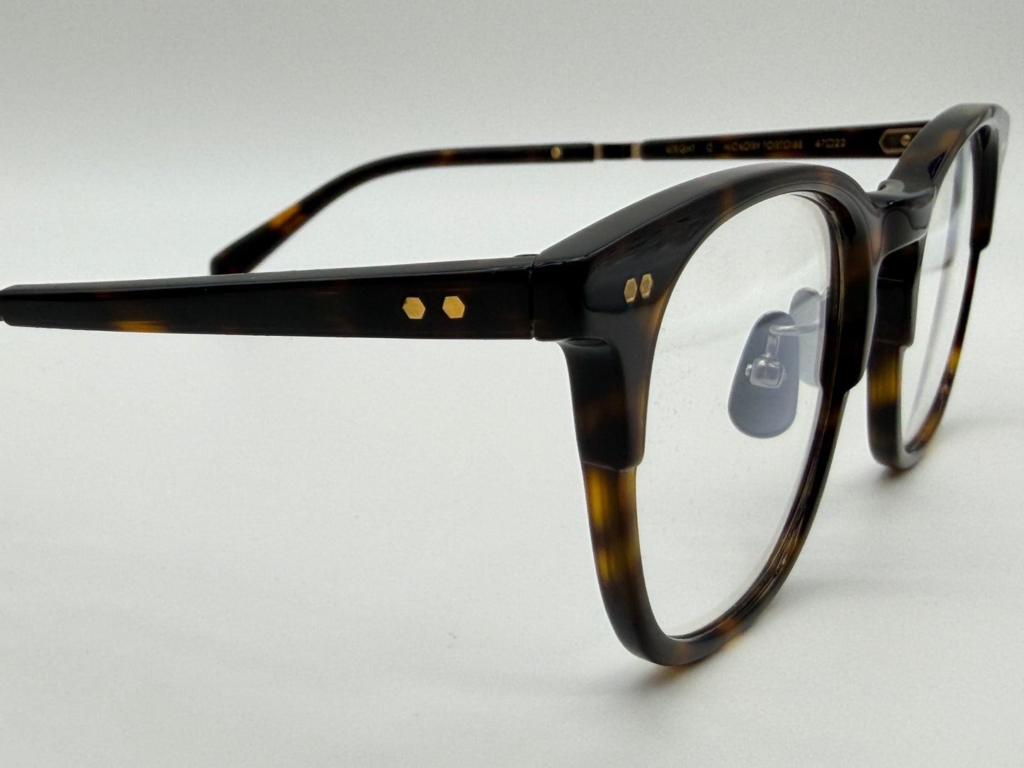 Mr. Leight Wright C 47mm Hickory Tortoise / Demo Lens Unisex Sunglasses Japan NEW