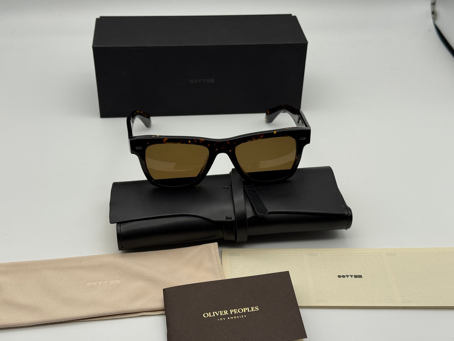 Oliver Peoples N.04 OV 5552 SU  Only Collection 174157 Atago Tortoise True Brown Polarized Glass Japan NEW