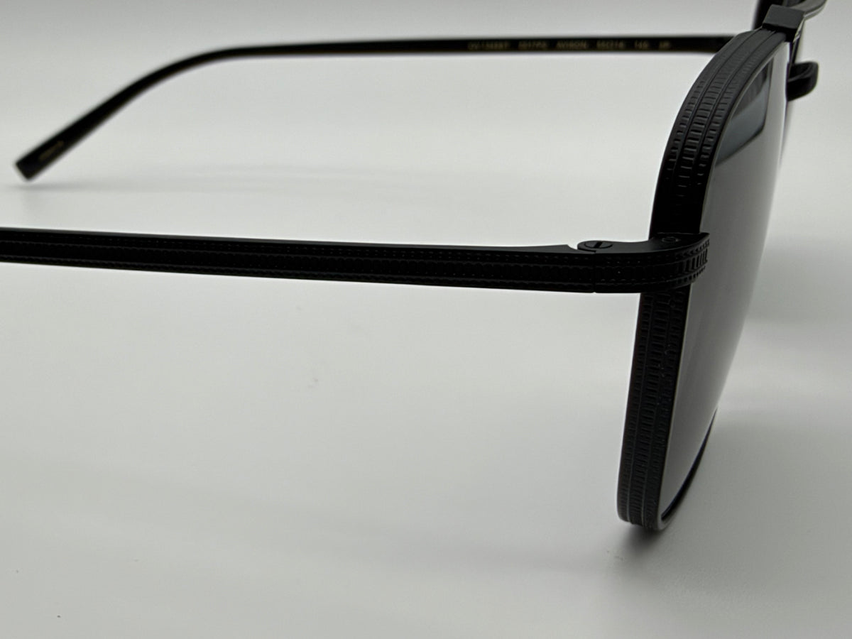 Oliver Peoples Avison 55mm Matte Black Titanium / Midnight Express Polarized OV 1349ST 5017 P2 Japan NEW