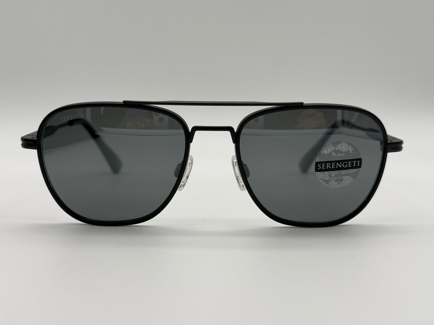 Serengeti Navigator 55mm Matte Black / Onyx Mineral Polarized Photochromic Italy NEW