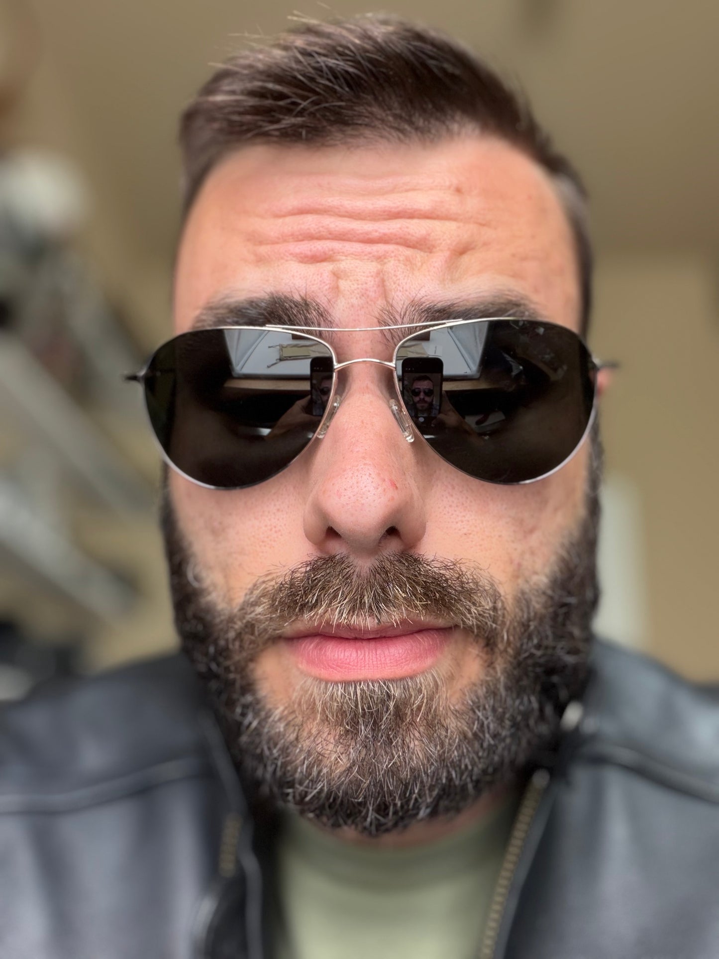 Oliver Peoples Benedict 59mm Silver / VFX Polarized Midnight Express OV1002-S 4132 Japan Preowned