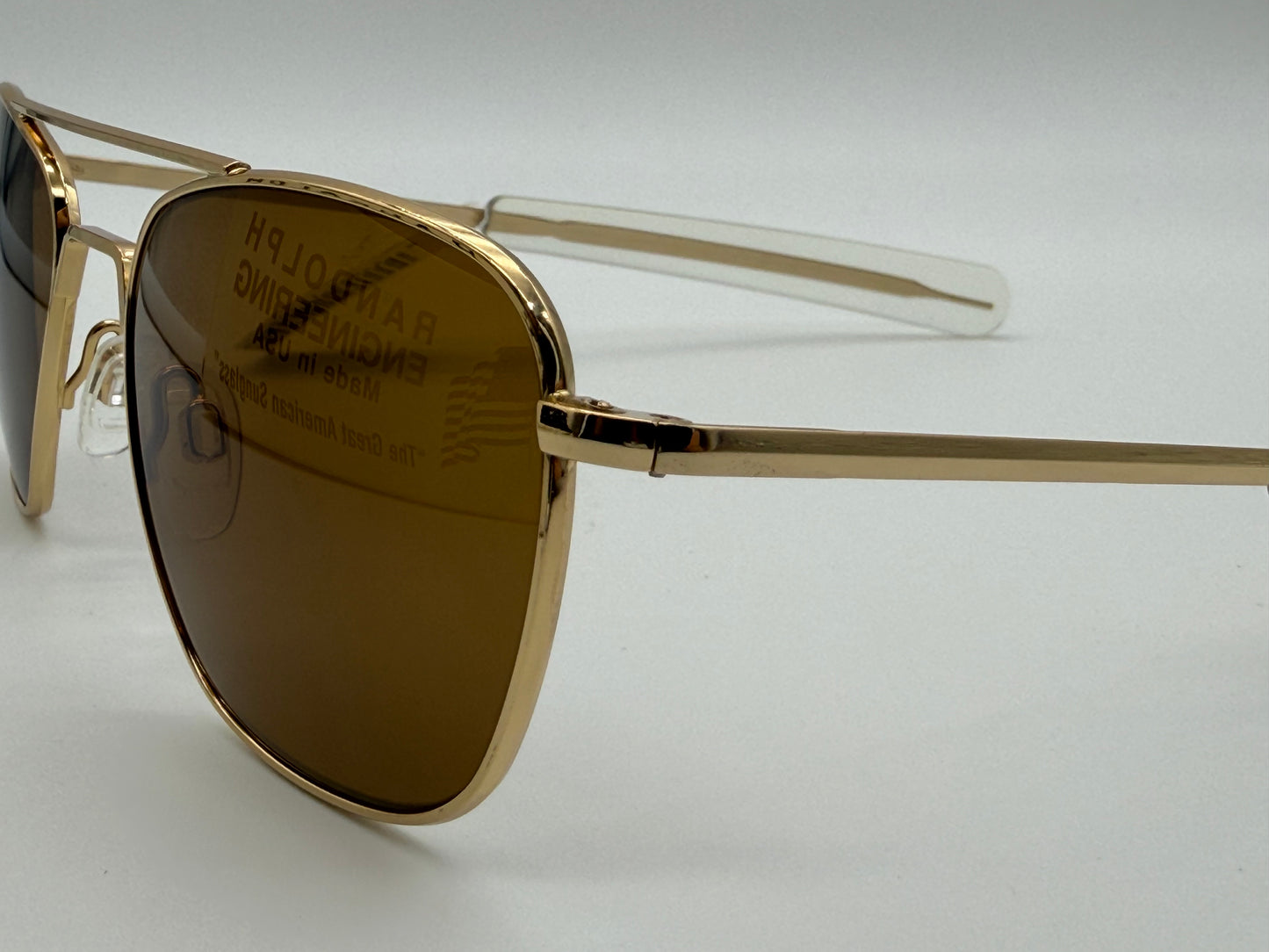 Vintage Randolph Engineering Aviator 52mm Gold / American Tan Bayonet AF 21612 G New Old Stock