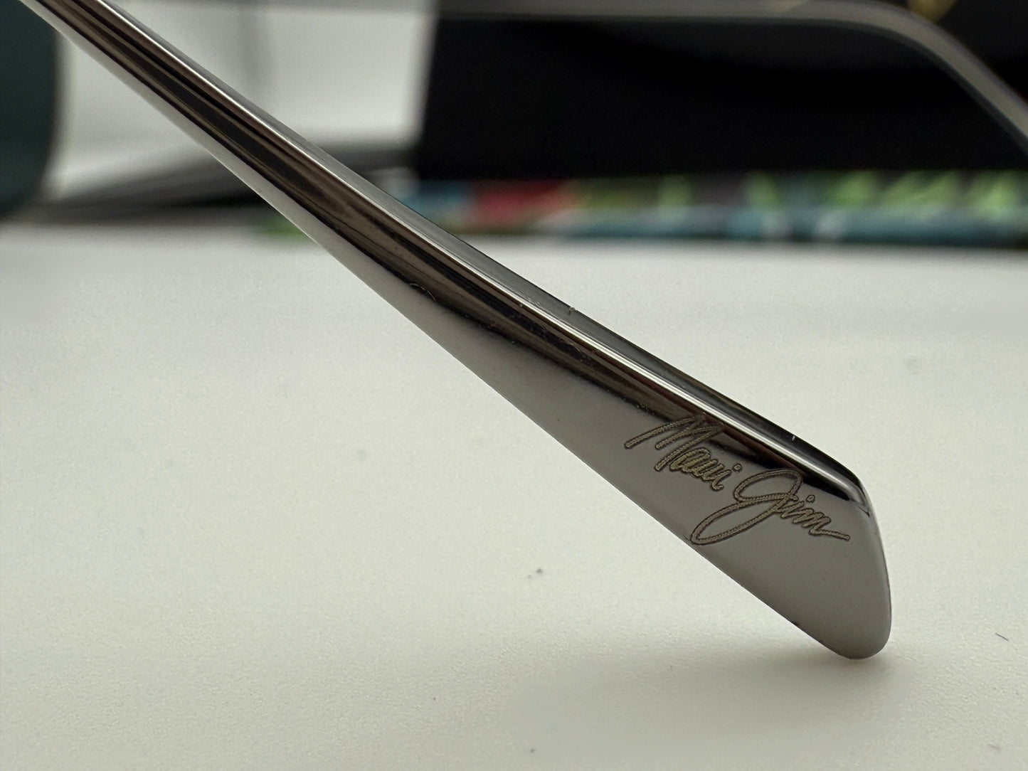 Maui-Jim Moon Doggy 52mm Titanium Maui Brilliant Silver : Neutral Gray Bi Gradient Polarized Japan NEW