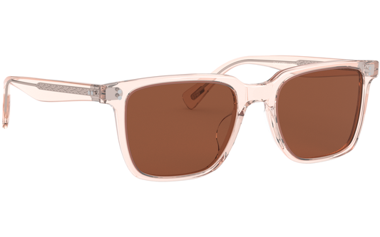 Oliver Peoples Lachman Sun Series OV 5419 SU 1652C5. 53mm Acetate. Light Silk / Rosewood Rim NEW