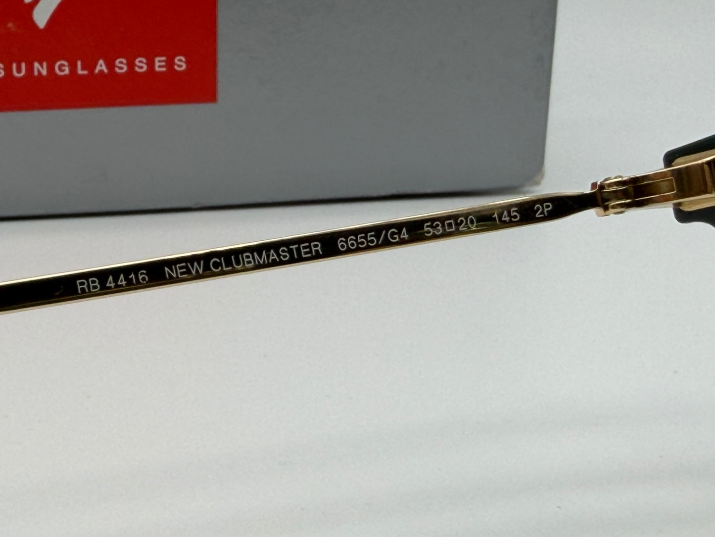 Ray-Ban New Clubmaster 53mm Polished Green /Gold Silver/Green Polarized + Chromance Lens RB 4416 6655/G4 Itlay NEW