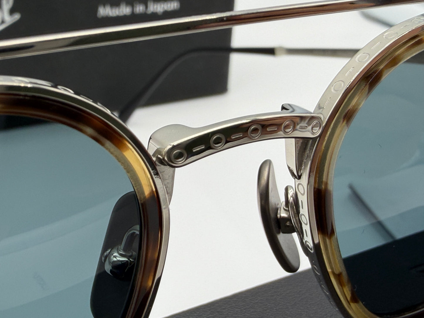 Persol PO 5010 ST 49mm Havana - Silver Titanium  / Blue Crystal Lens 8014R5 Japan NEW