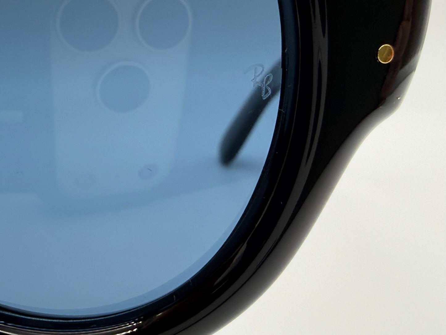 Ray-Ban A$AP Rocky Aviator Puffer 52mm Polished Black / Dark Blue RB 4925 601 / 80 Open Box