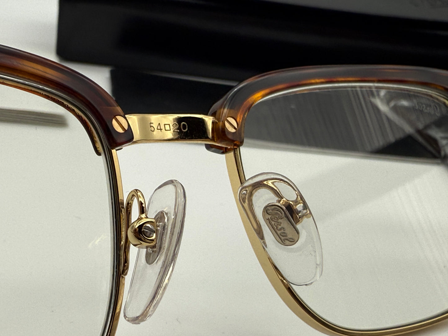 Persol PO 3327S 54mm Transitions Havana / Green 24 / GJ Italy NEW