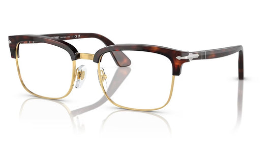 Persol PO 3327S 54mm Transitions Havana / Green 24 / GJ Italy NEW