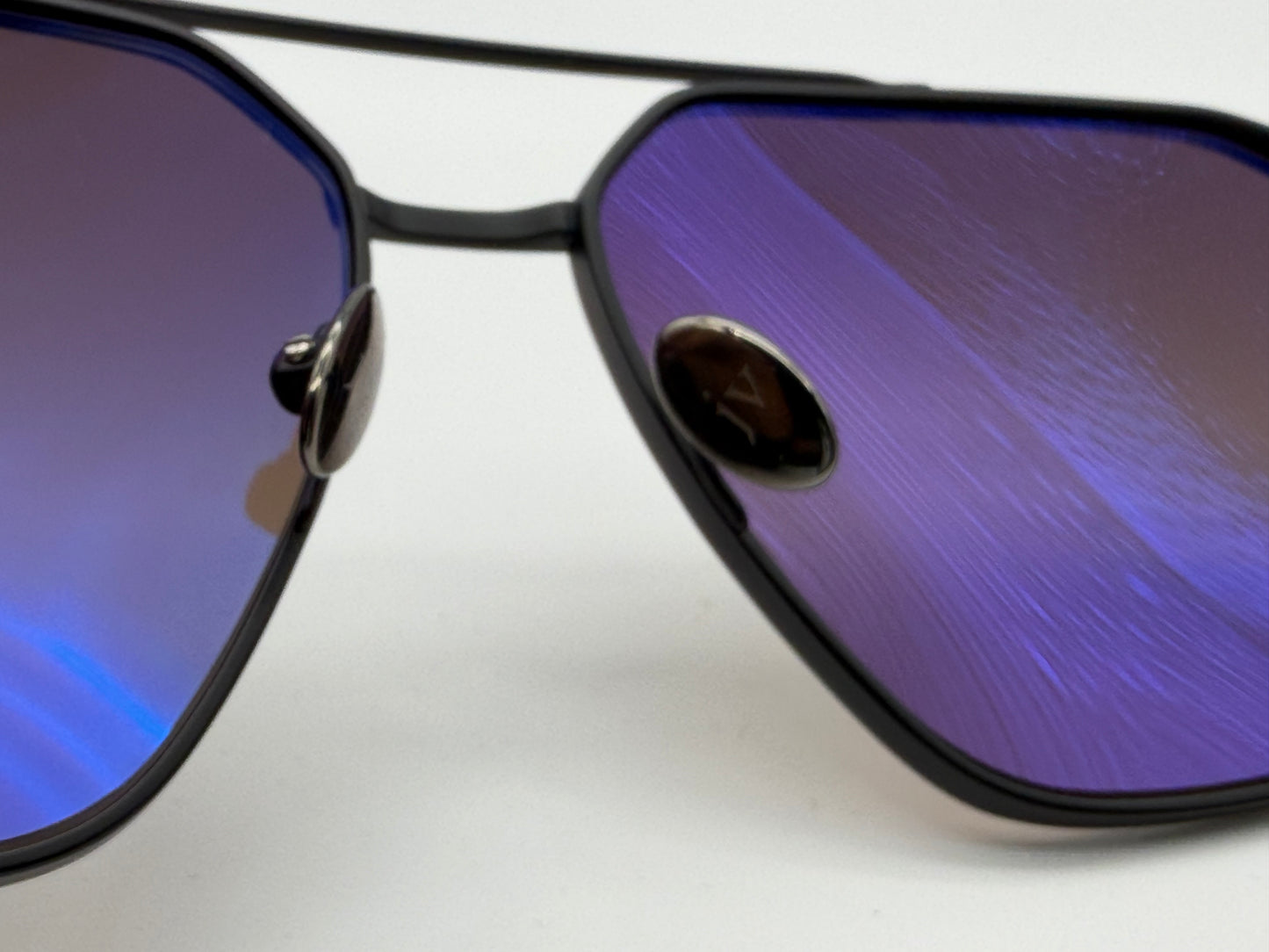 John Varvatos JV563 58mm Metal Matte Black / Brown Gradient Japan NEW