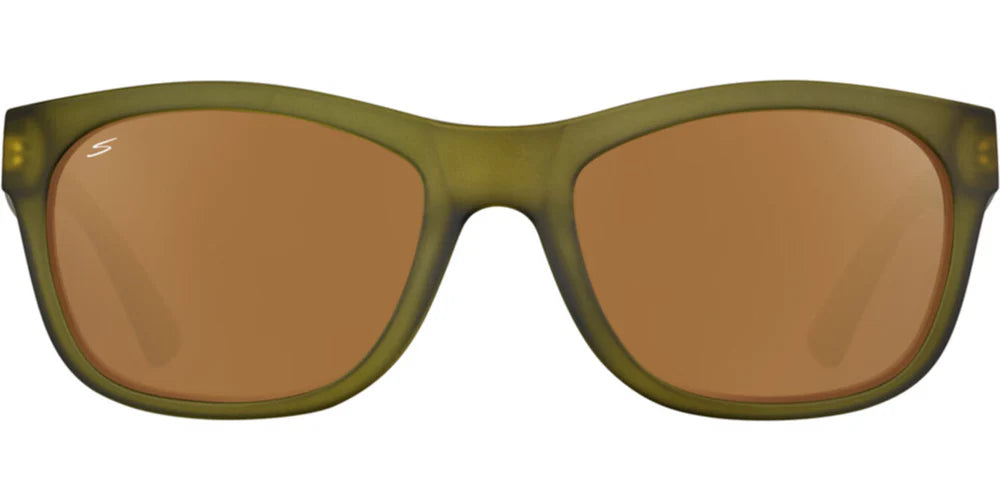Serengeti Chandler 56mm Soft Rubberized Khaki/Drivers Gold Polarized P ...