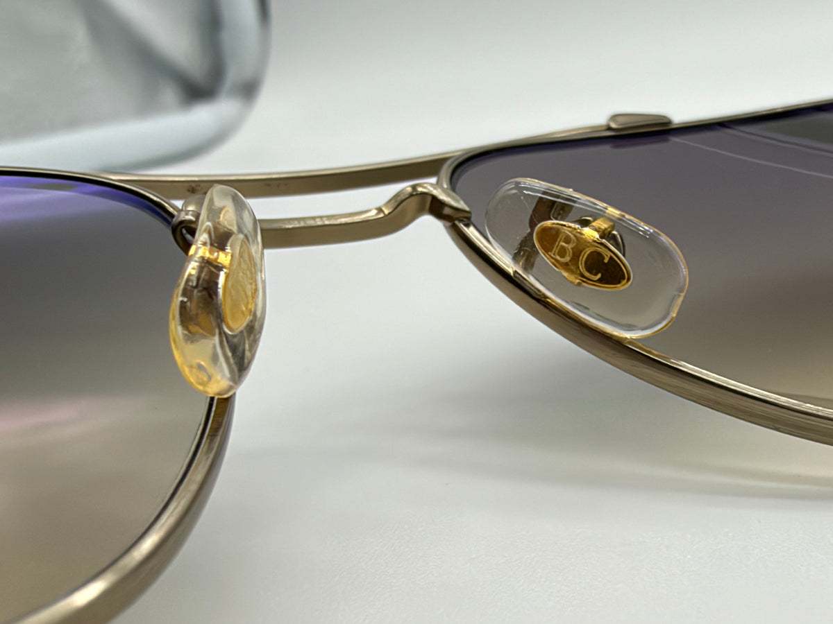 Oliver Peoples Marsan 55mm Brunello Cucinelli Brushed Gold / Shale Gradient Titanium OV 1322 ST 525232 Japan Preowned