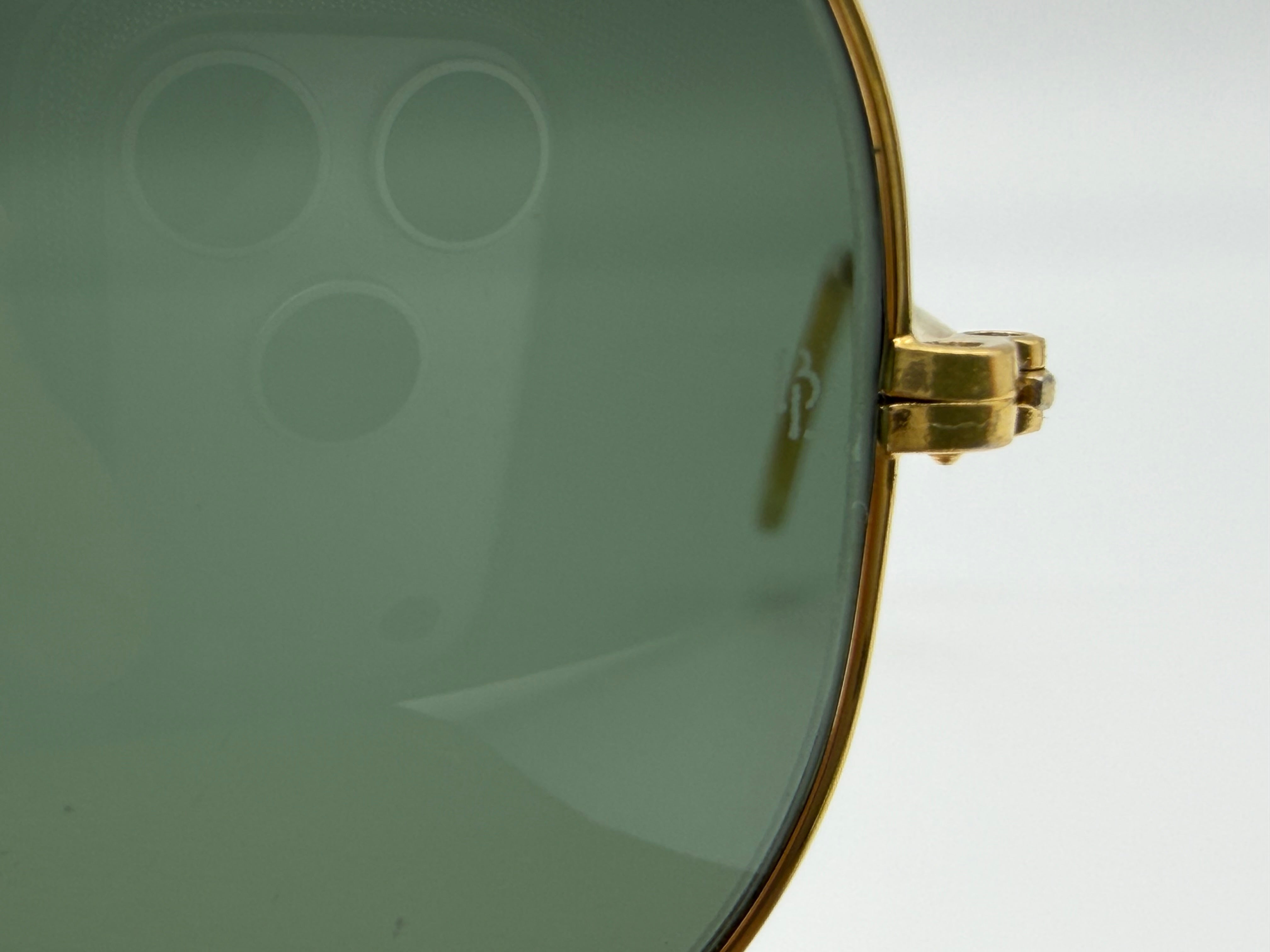 Ray-Ban Vintage Aviator B&L USA 58mm Gold G 15 none polar lens
