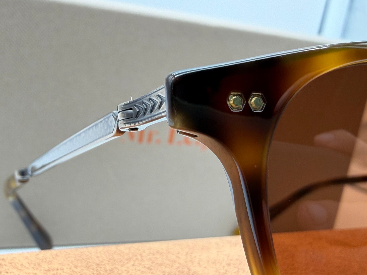 Mr. Leight Marmont Combo 46mm Yellowjacket Tortoise / Molasses ML4038-46-YJKT-ATGMO Japan NEW