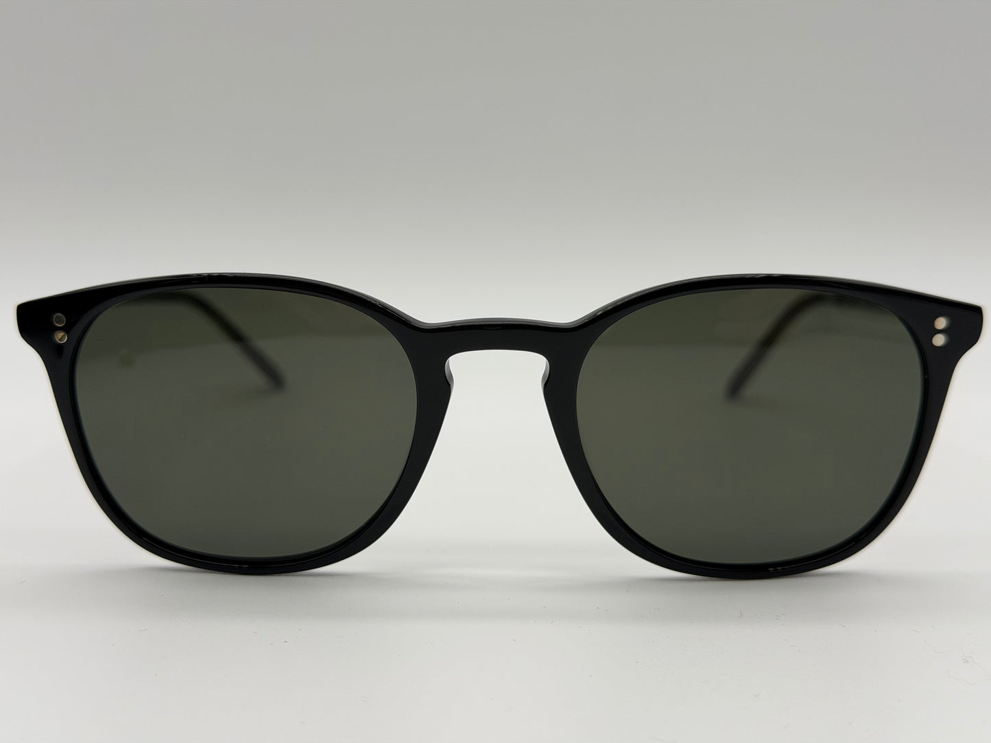 Oliver Peoples Finley Vintage Sun 49mm OV 5397SU 1005P1 Black Crystal - G 15 Polarized Sunglasses Italy Missing Box