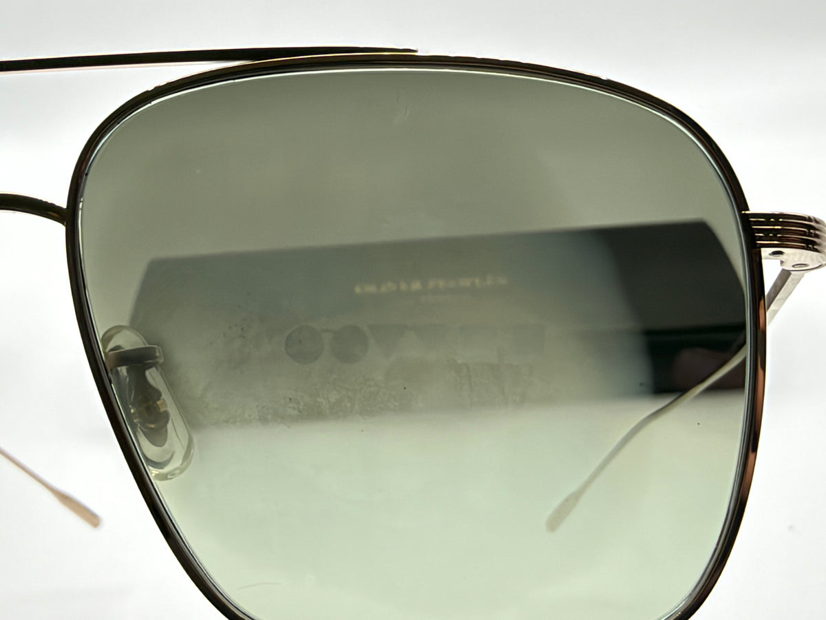 Oliver Peoples Dresner 56mm Gold Titanium / G-15 Gradient Crystal OV1320ST 5292 BH Japan NEW