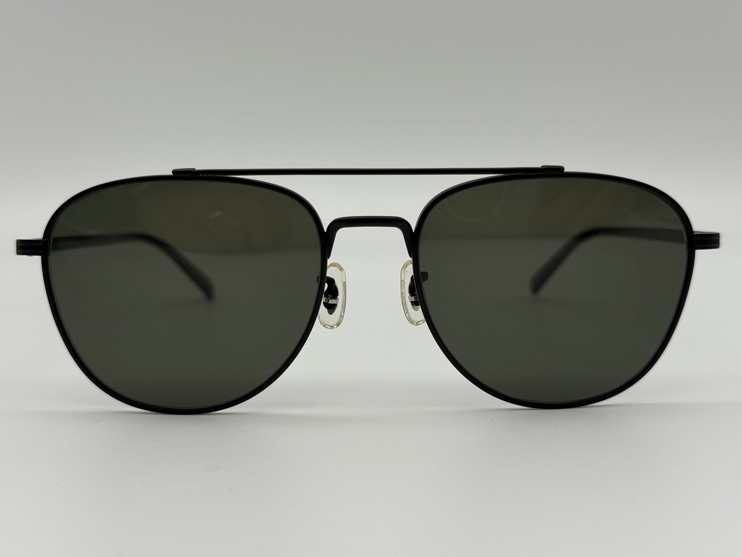 Oliver Peoples Rivetti 55mm Matte Black / G1-5 Polarized Glass Titanium OV 1335 ST 5017 - P1  Preowned