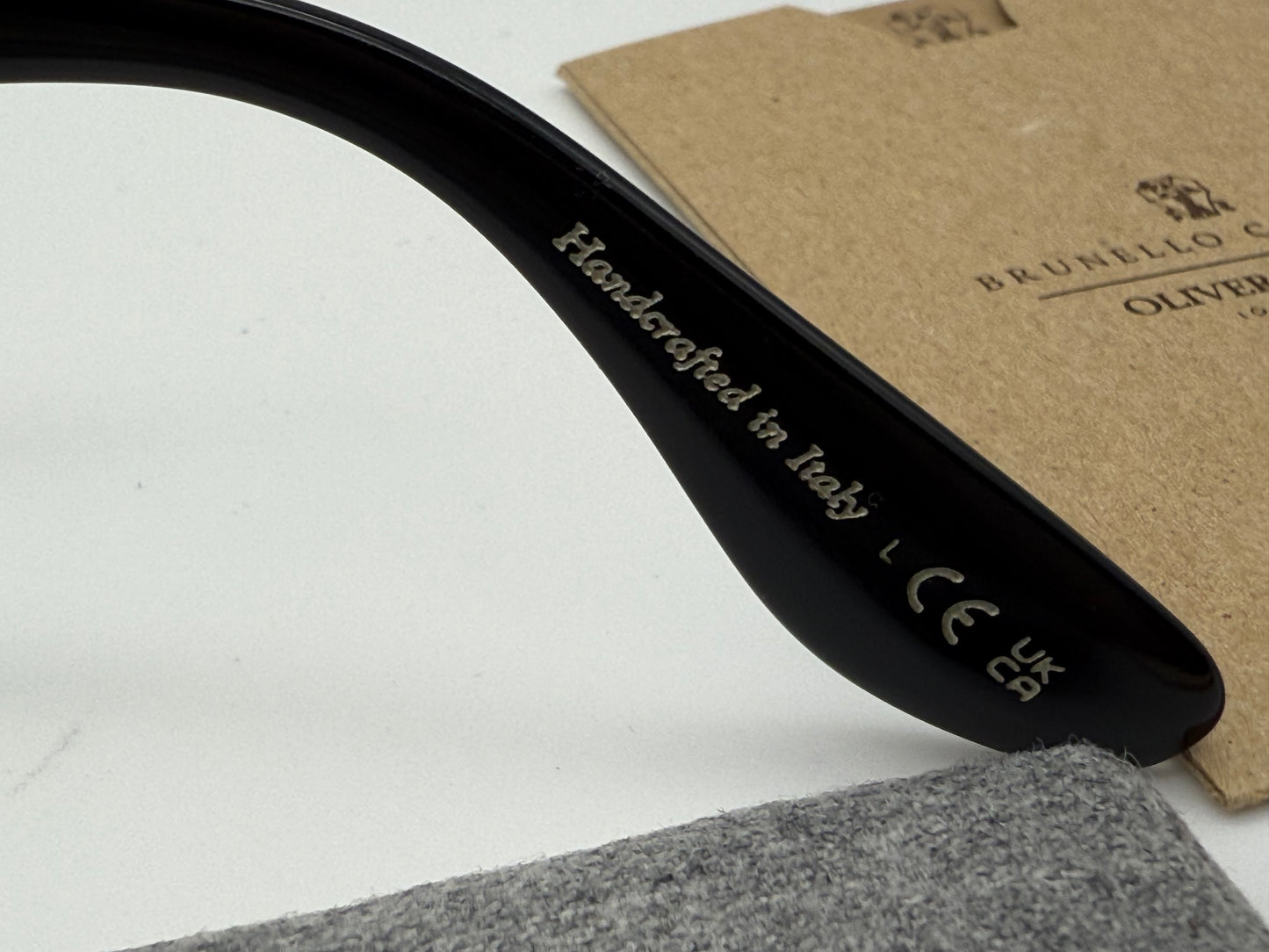 Oliver Peoples Jep R 49mm  CUSTOM Persimmon / Black Brunello Cucinelli OV 5485 Italy NEW