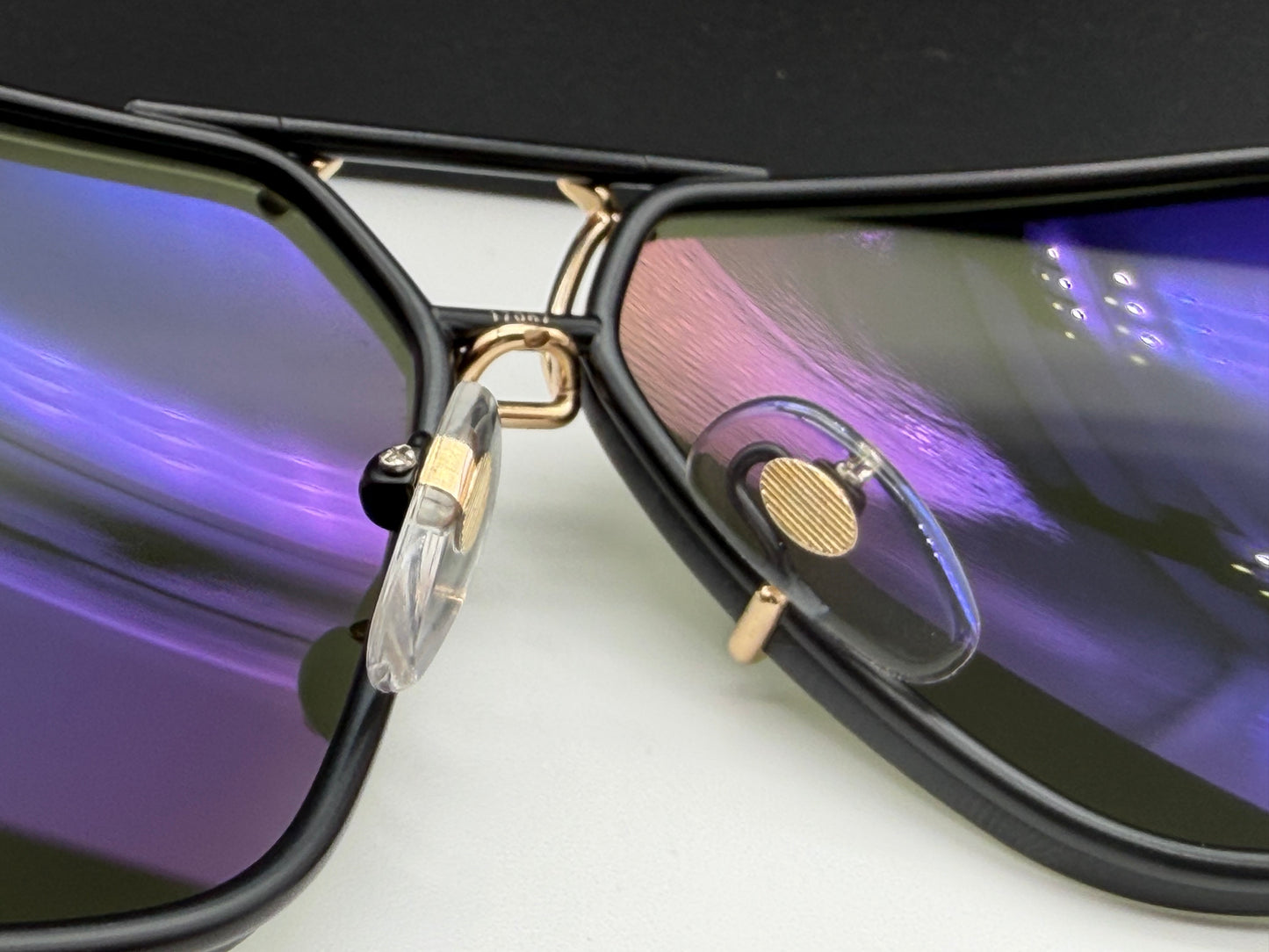 Porsche Design P 8928 Black Titanium Gold with 2 lenses Gray Gradient and Green Japan NEW