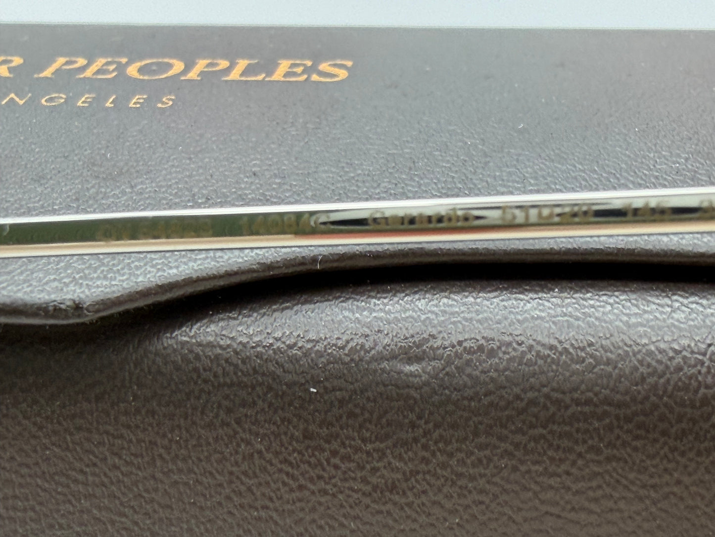 Oliver Peoples Gerardo 51mm OV 5482S 14084C Vintage LBR/Brushed Silver Green Photochromic Vintage Sunglasses Missing Box